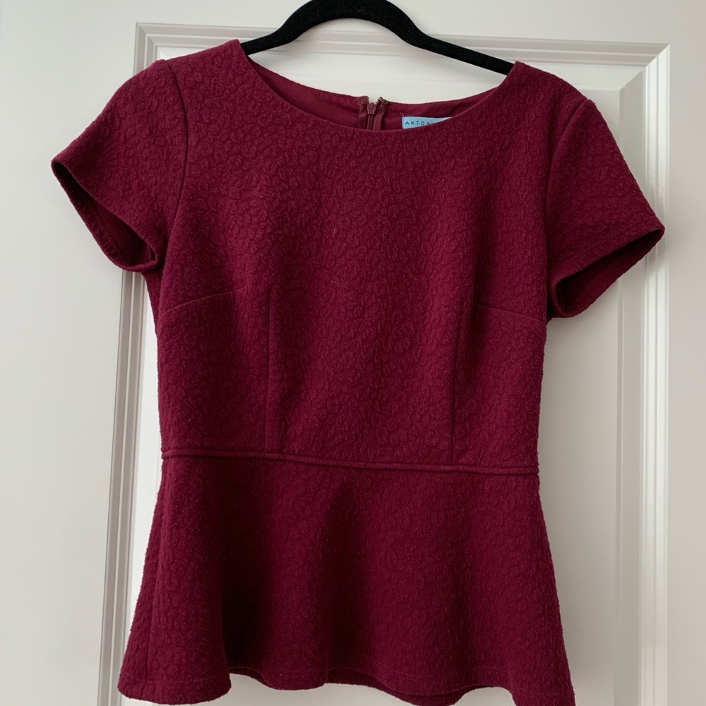 Antonio Melani peplum top